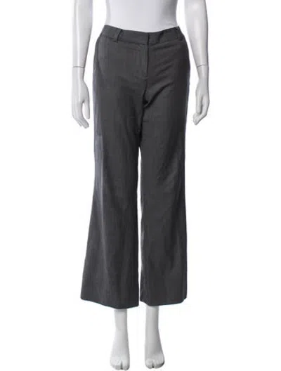 Pre-owned Our Legacy Virgin Wool Wide Leg Pants In Grey