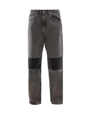 Our Legacy Washed High-waisted Jeans In Black