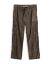 Our Legacy Washed Straight Fit Drawstring Pants In Brown