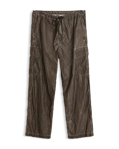 Our Legacy Washed Straight Fit Drawstring Pants In Brown