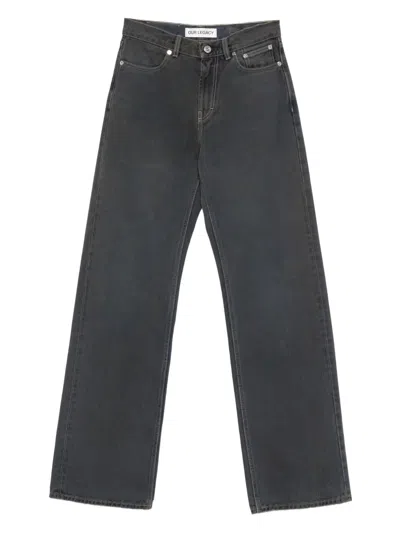 Our Legacy Wata Cut Jeans In Gray