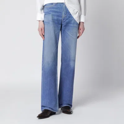 Our Legacy Wata Cut Jeans With Aurora Blue Digital Print