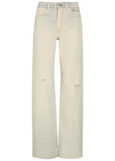 Our Legacy Watu Boot-leg Jeans In Neutral