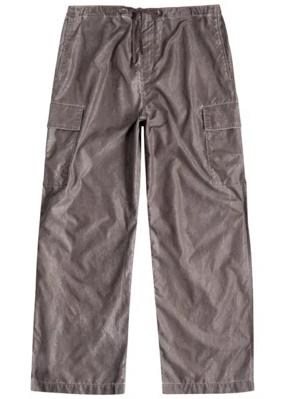 Our Legacy Way Shell Cargo Trousers In Brown