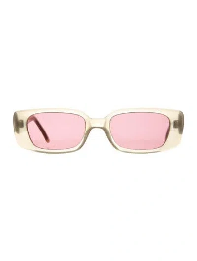 Pre-owned Our Legacy Wayfarer Tinted Sunglasses In Clear/green