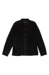 Our Legacy Welding Casual Jacket In Lithe Black Suede