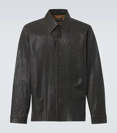 Our Legacy Welding Shirt In Worn Brown