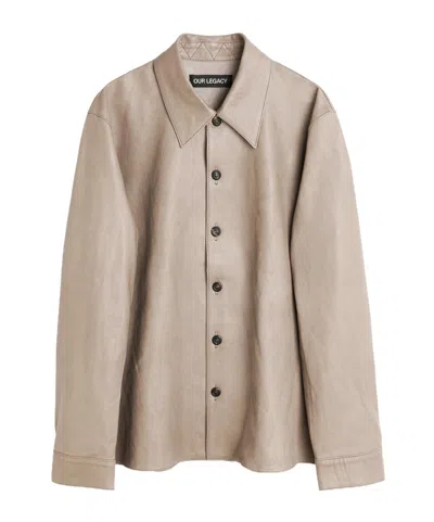 Our Legacy Welding Shirt In Nude