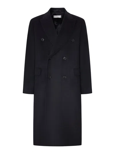 Our Legacy Whale Double-breasted Mohair Wool Coat In Black