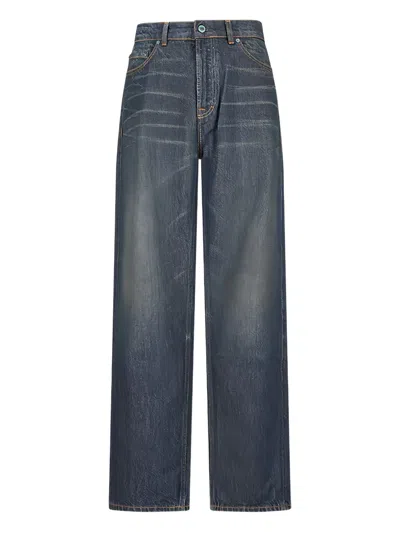 Our Legacy Whiskering-effect Jeans In Blue