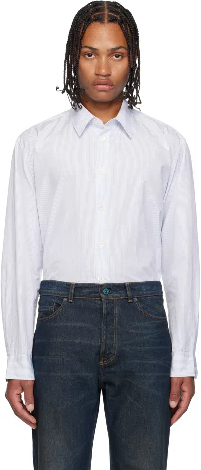 Our Legacy White & Blue Beyond Shirt