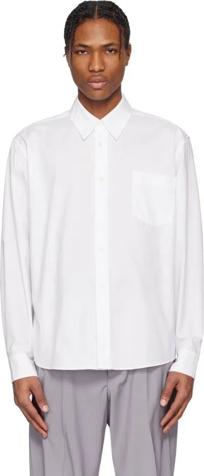 Our Legacy White Beyond Bd Shirt In White Non-iron Crisp