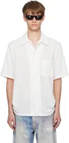 Our Legacy White Box Shortsleeve Shirt In White