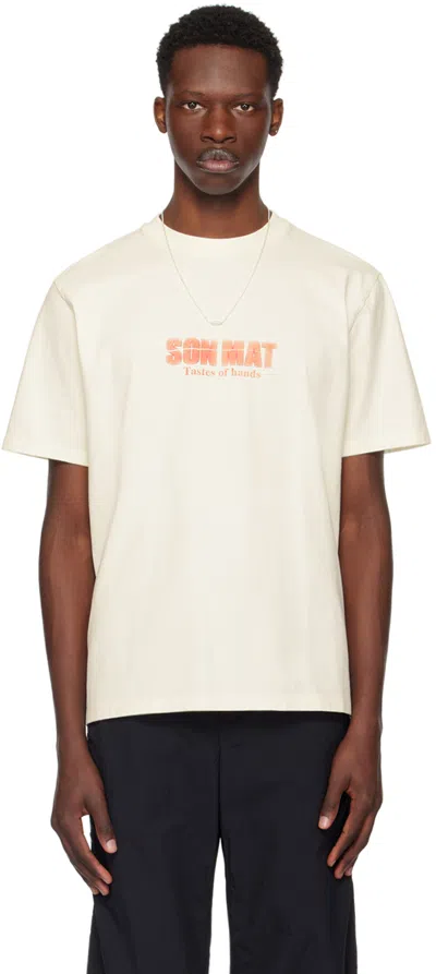 Our Legacy White Box T-shirt In Son-mat Print