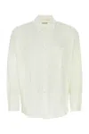 Our Legacy Off-white Coco Shirt With Point Collar And Mother Of Pearl Buttons