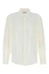 Our Legacy Off-white Coco Shirt With Point Collar And Mother Of Pearl Buttons In Neutral
