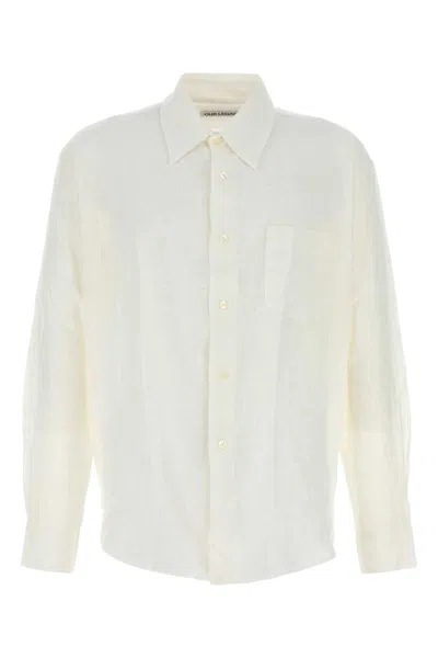 OUR LEGACY WHITE COTTON COCO SHIRT