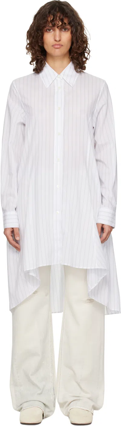 Our Legacy White Flux Shirt In Multi