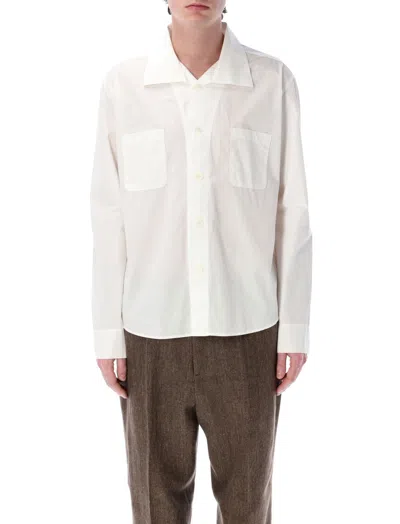 OUR LEGACY WHITE FUNNEL SHIRT