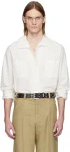Our Legacy Beyond Shirt In White Dense Poplin