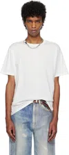 Our Legacy New Box Cotton Jersey T-shirt In White Clean Jersey