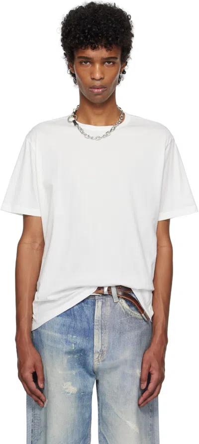 OUR LEGACY WHITE NEW BOX T-SHIRT