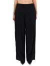 Our Legacy Wide-leg Black Trousers With Relaxed Fit And Clean Lines In Black