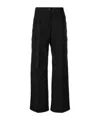 Our Legacy Wide-leg Cargo Trousers In Black