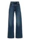Our Legacy Wide-leg Denim Trousers Five Pockets In Blue