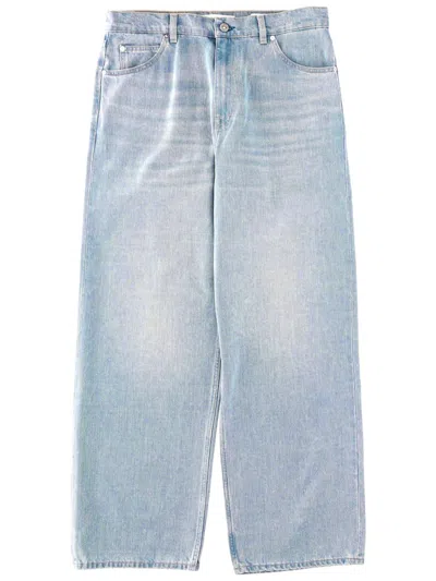 Our Legacy Wide Leg Jeans Size 32 In Blue