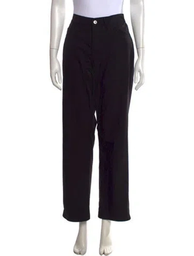 Pre-owned Our Legacy Wide Leg Pants In Black