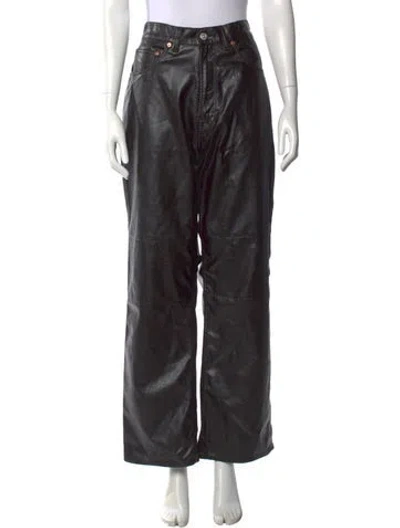 Pre-owned Our Legacy Wide Leg Pants In Black