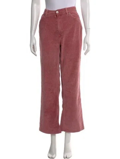 Pre-owned Our Legacy Wide Leg Pants In Pink
