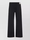 Our Legacy Wide Leg Trousers Back Pockets In Black