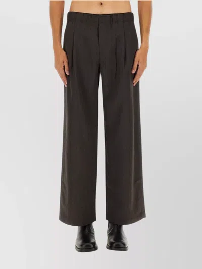 OUR LEGACY WIDE LEG TROUSERS ELASTIC WAISTBAND