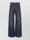 Our Legacy Wide-leg Trousers With Pockets And Loops In Black