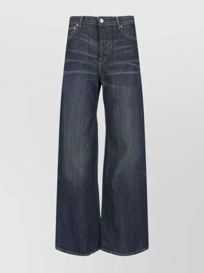 OUR LEGACY WIDE-LEG TROUSERS WITH POCKETS AND LOOPS