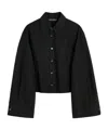 Our Legacy Wide-sleeve Cotton Shirt In Black