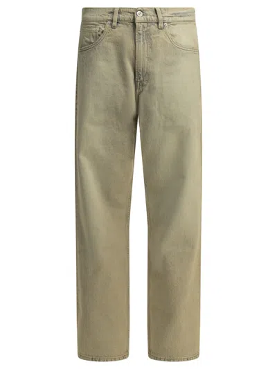 Our Legacy "wolfpack Wash" Straight Leg Jeans In Neutral