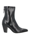 OUR LEGACY OUR LEGACY WOMAN ANKLE BOOTS BLACK SIZE 7 LEATHER