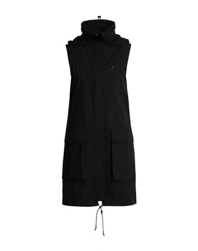 Our Legacy Woman Mini Dress Black Size 2 Cotton, Polyamide, Polyester