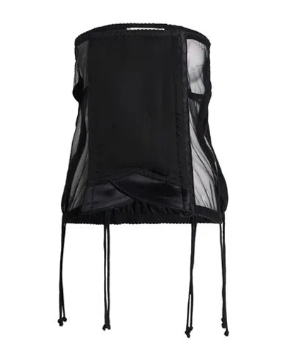 Our Legacy Woman Mini Skirt Black Size 36 Cotton
