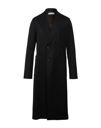 Our Legacy Woman Overcoat & Trench Coat Black Size 18 Polyamide, Virgin Wool
