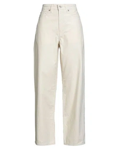 Our Legacy Woman Pants Beige Size 8 Cotton In Neutral