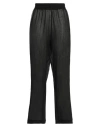 Our Legacy Woman Pants Black Size 20 Cotton, Rayon, Polyester In Black