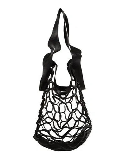 Our Legacy Woman Shoulder Bag Black Size - Leather