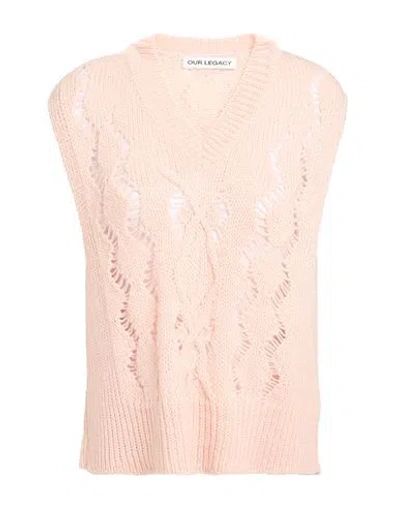 Our Legacy Woman Sweater Blush Size 10 Wool