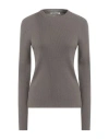 Our Legacy Woman Sweater Grey Size 12 Merino Wool In Grey