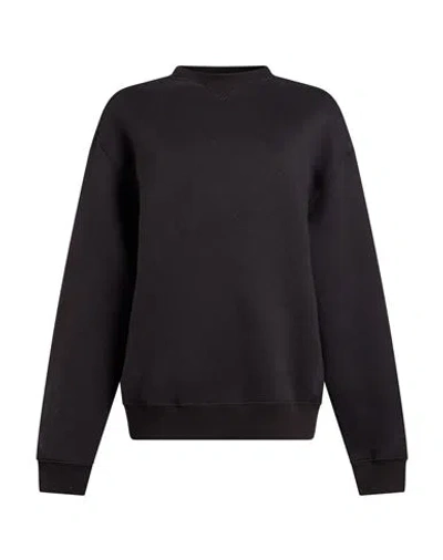 Our Legacy Woman Sweatshirt Charcoal Size 22 Cotton, Wool In Gray