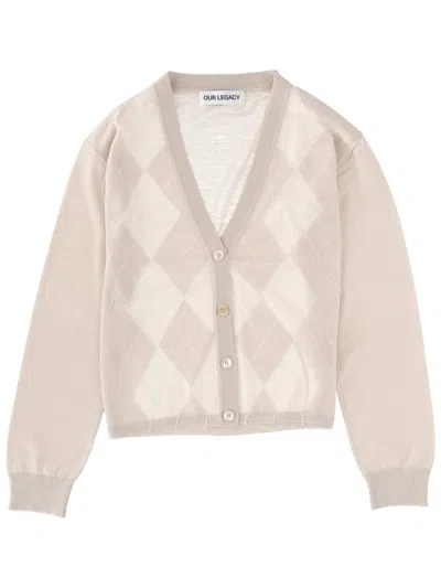 Our Legacy Cardigan "ivy" In Pink